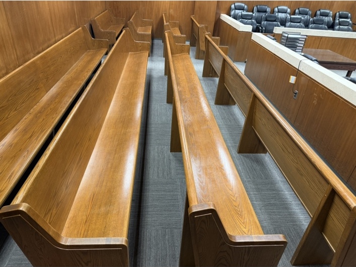 Clean carpet and seating in a demanding public facility